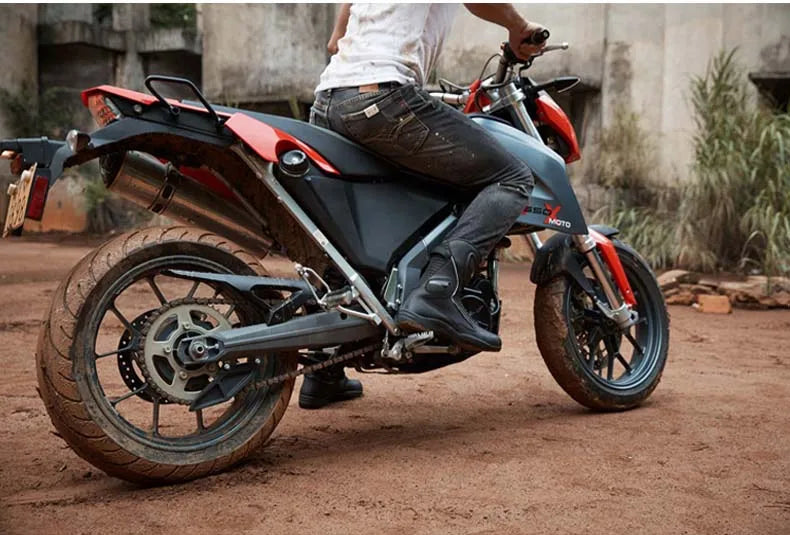 ARCX Motorcycle Boots Waterproof Motorcyclist Quilted Boots Men Winter Motorboats Motorcycle Supplies Unisex Leather Moto Shoes