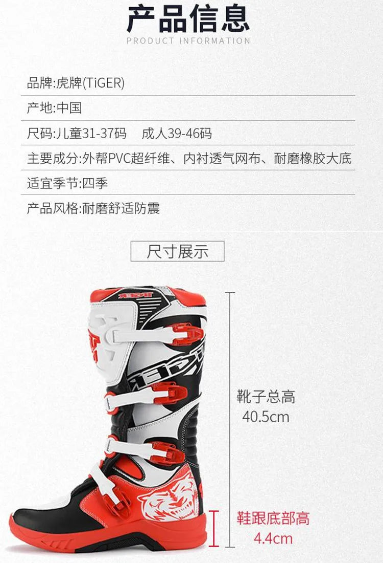 2021 NEW Motorcycle Enduro Motocross Boots Riding Mx Moto Cross Botas Motorbike Motorboats Shoes Racing Men's MTB Downhill Boots