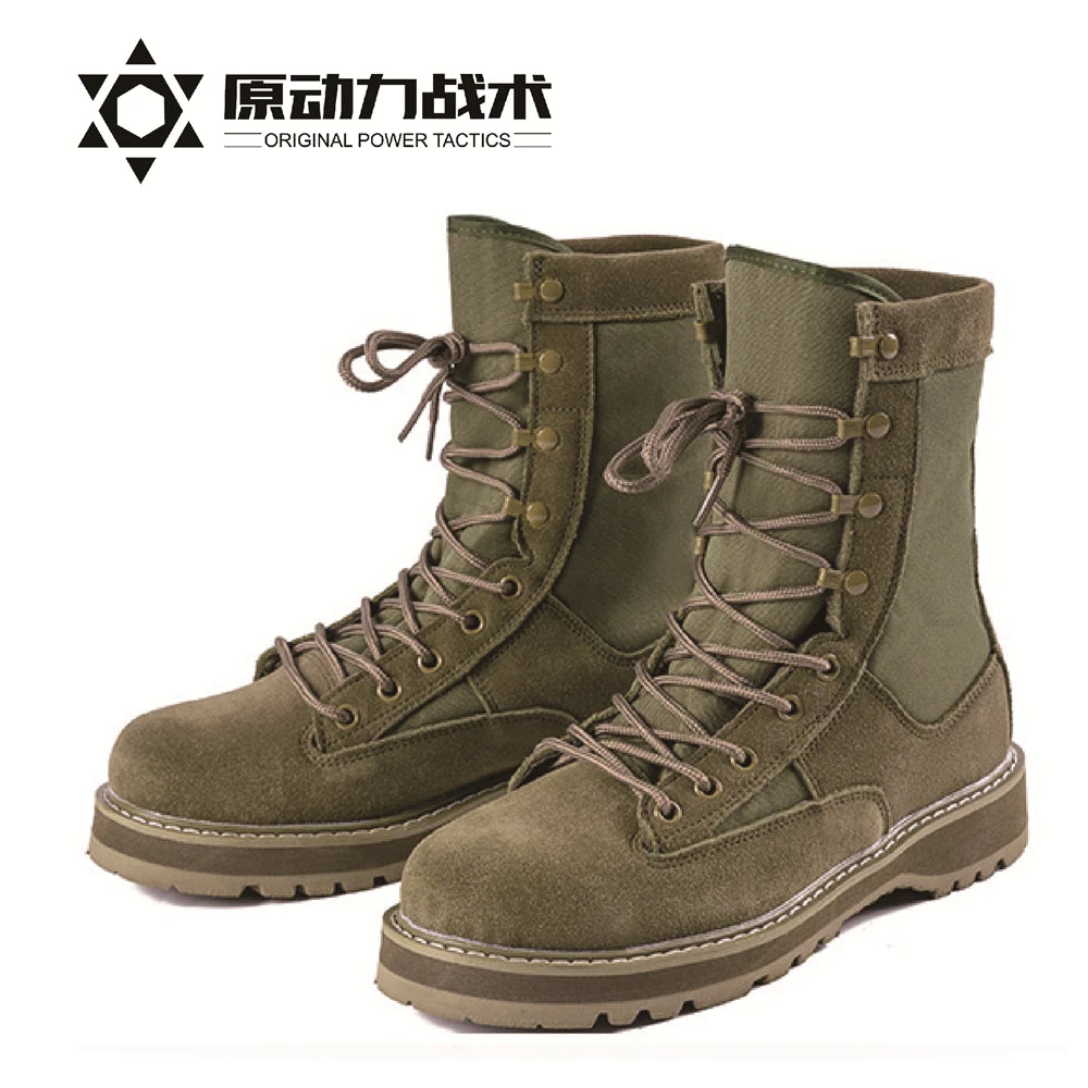 2025 Original Product US Army Sand Battle Desert  Summer Air Vent Army Mountaineering Boots Special Commando men