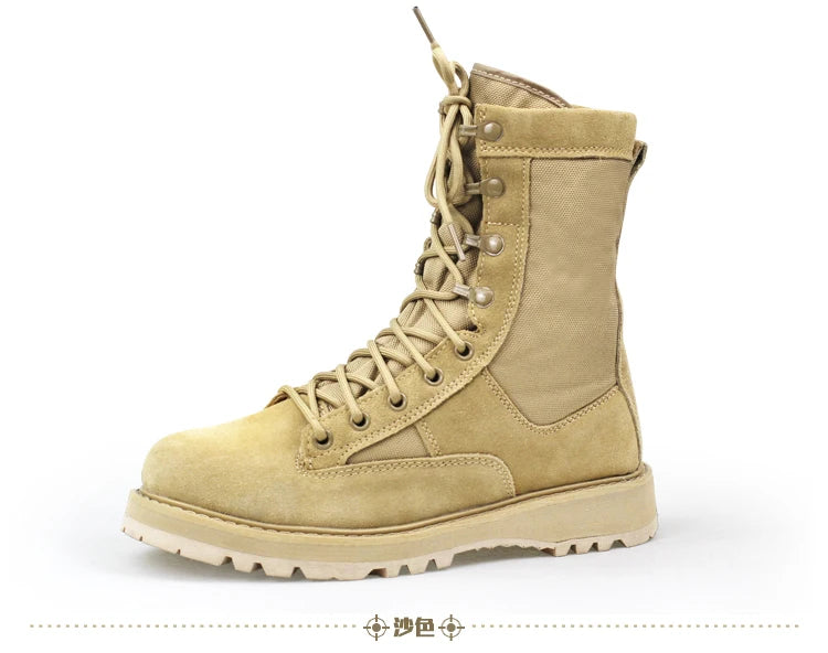 2025 Original Product US Army Sand Battle Desert  Summer Air Vent Army Mountaineering Boots Special Commando men