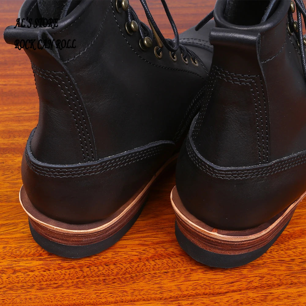 XW400 RockCanRoll Super Quality Size 35-52 Handmade Goodyear Welted Durable Italian Cowhide Boot Custom Made Available