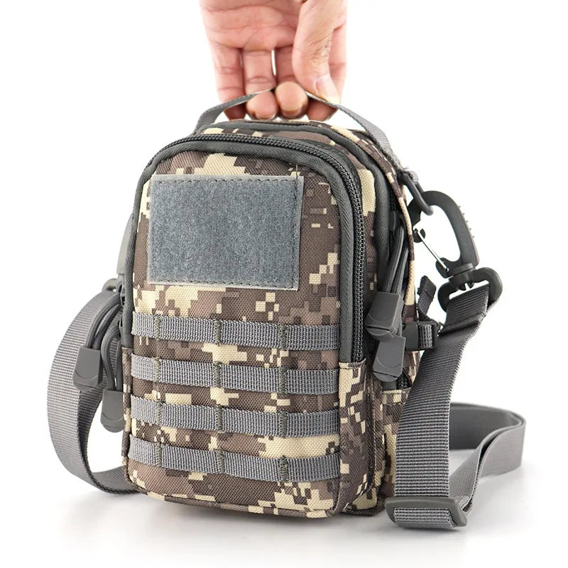Tactical EDC Pouch Bag Universal Military Zipper Molle Hip Waist Bag Pocket Outdoor Camping Hunting Chest Bag Mini Army Backpack
