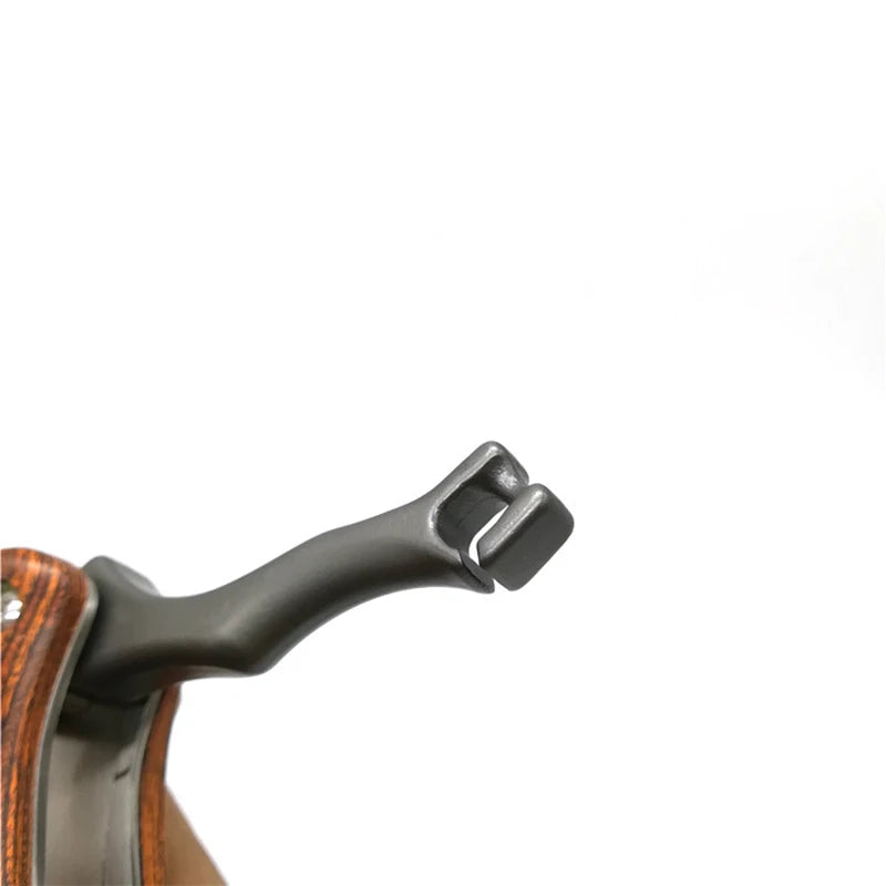 Traditional Stainless Steel Folding Slingshot Small and Portable Technology Wood Patch Slingshot Professional Outdoor Shooting