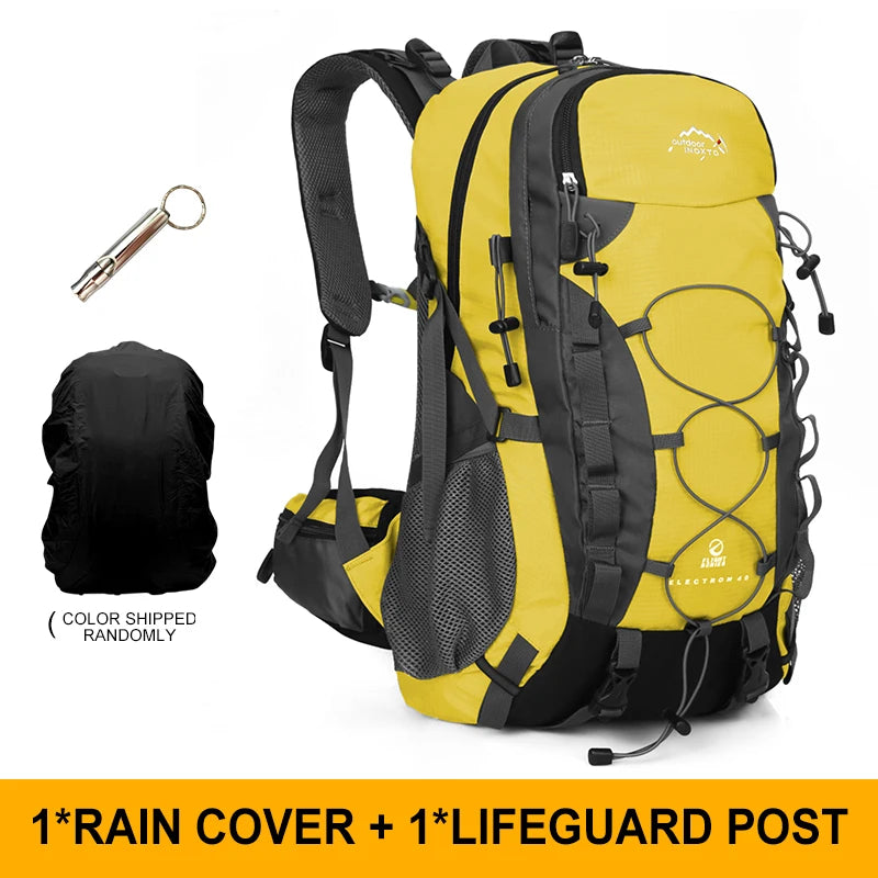 Hiking storage backpack, sturdy 40-liter bag, travel backpack, very suitable for mountaineering, hiking and camping