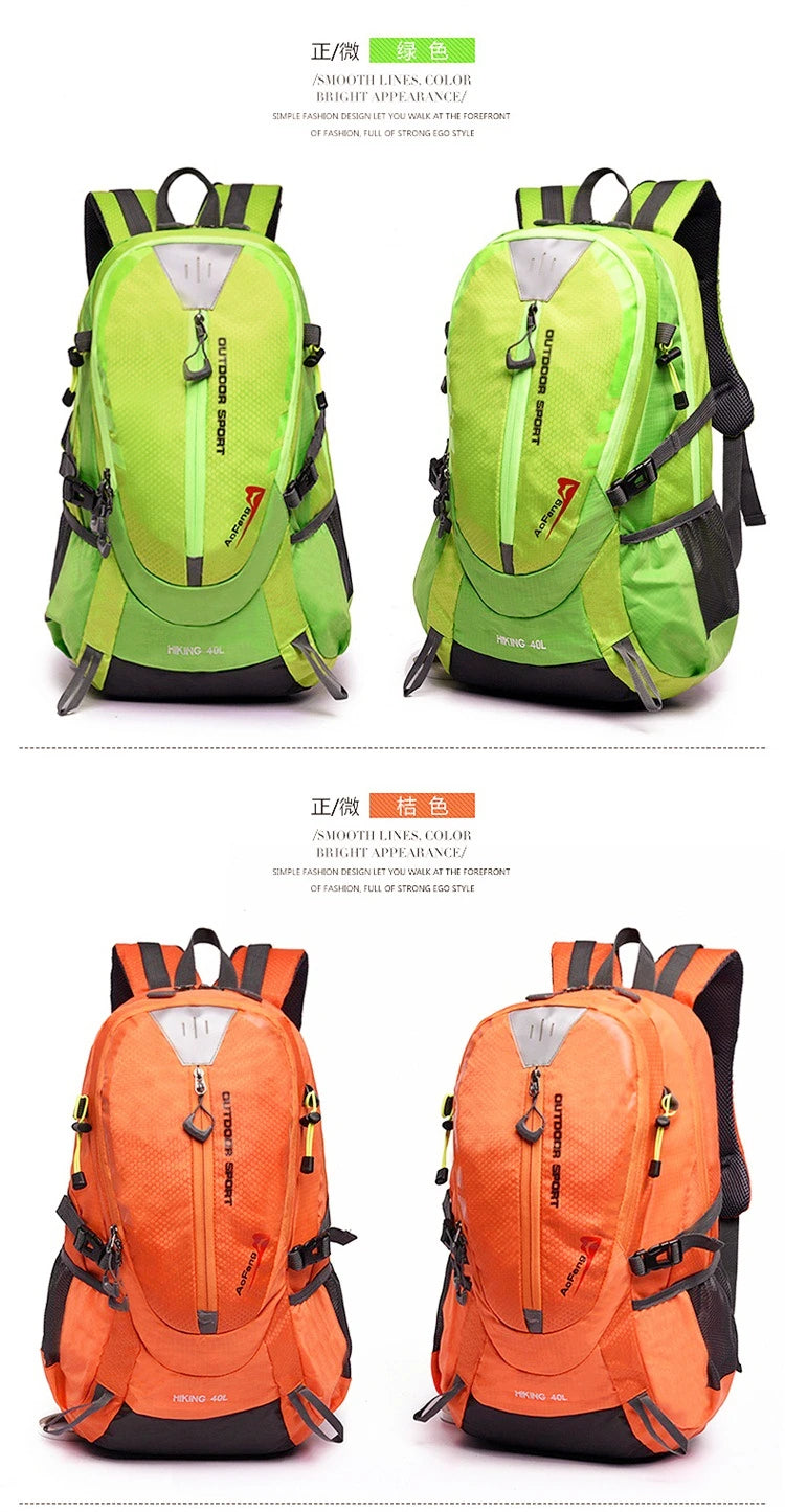 Quality Rucksack Camping Hiking Backpack Sports Bag 2021 Outdoor Travel Backpack Trekk Mountain Climb Equipment 40L Men Women