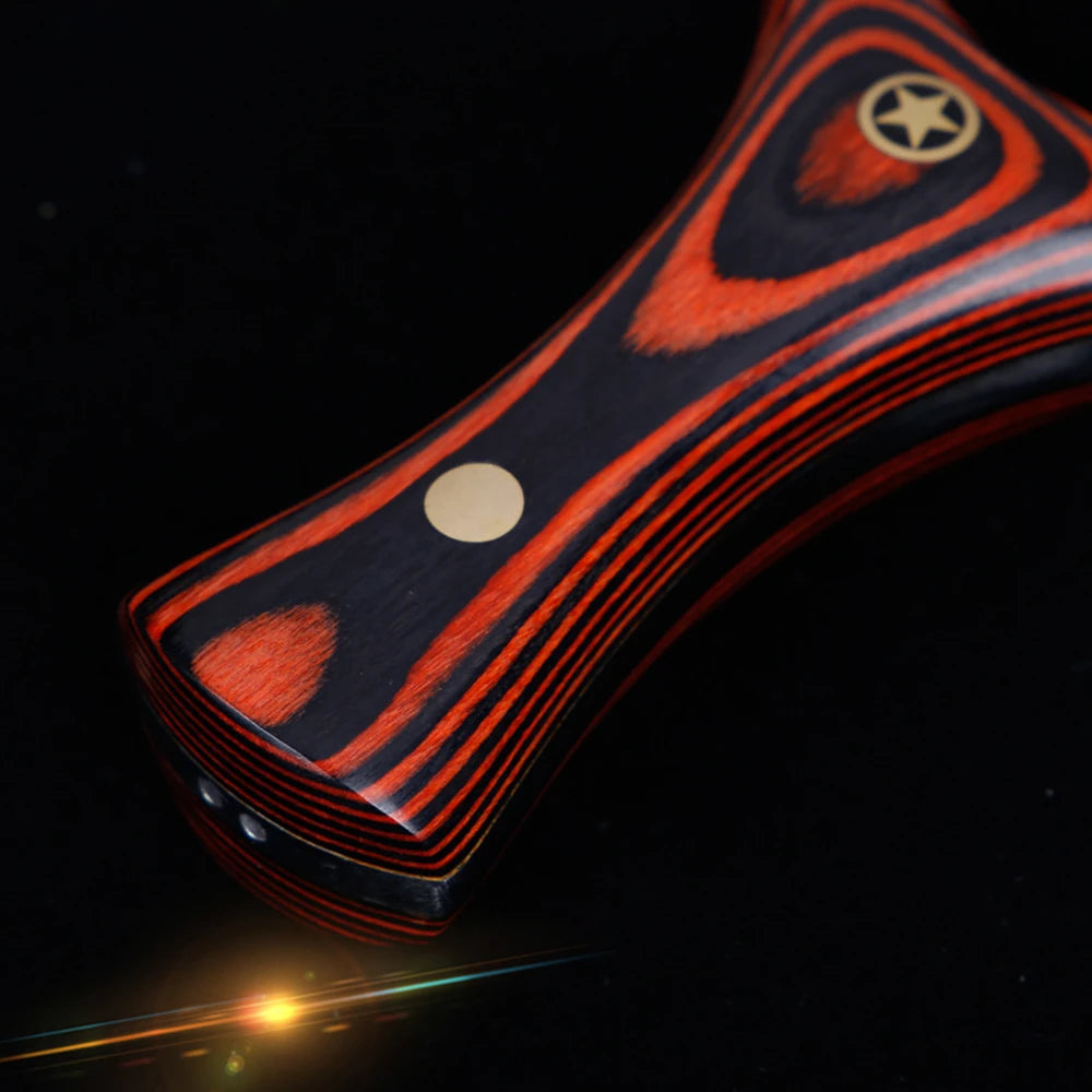 Slingshot bow Stainless Steel Catapult Slingshot +Technology Wood Patch Handle Use Flat Rubber Band Outdoor Shooting slingshot