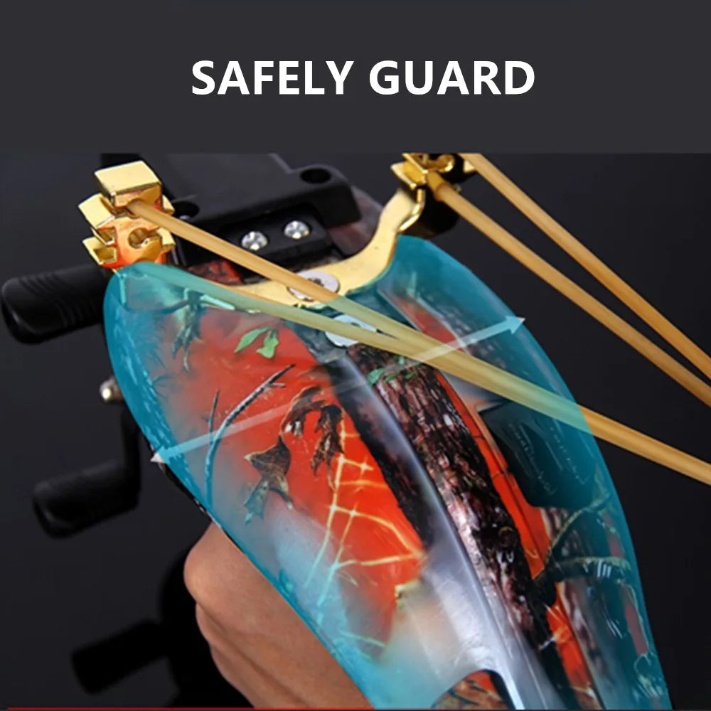 Hunting Slingshot Multi Function Hunting Crossbows Laser Rifle Toy With Darts Arrows Fishing Shooting Tool Professional Catapult