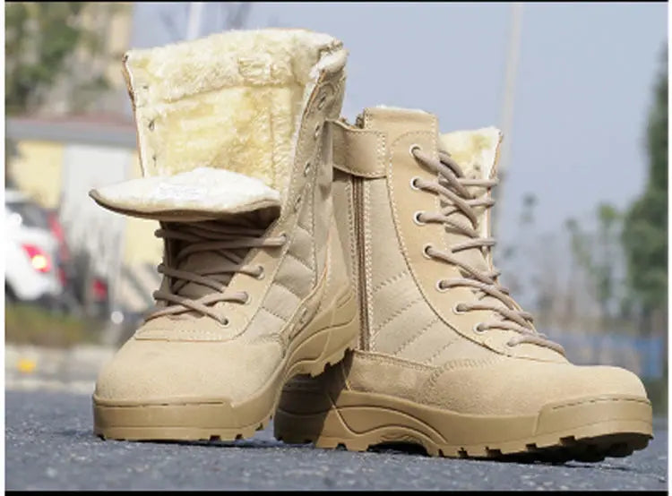 2024 Genuine summer tactical army fans high help desert combat boots tactics SWAT outdoor men's climbing shoes