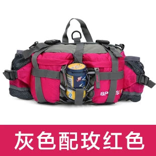 5L Outdoor Sports Waist Bag Men Women Camping Hiking Travel Shoulder Bag Fishing Riding Kettle Backpack Waterproof Rucksack