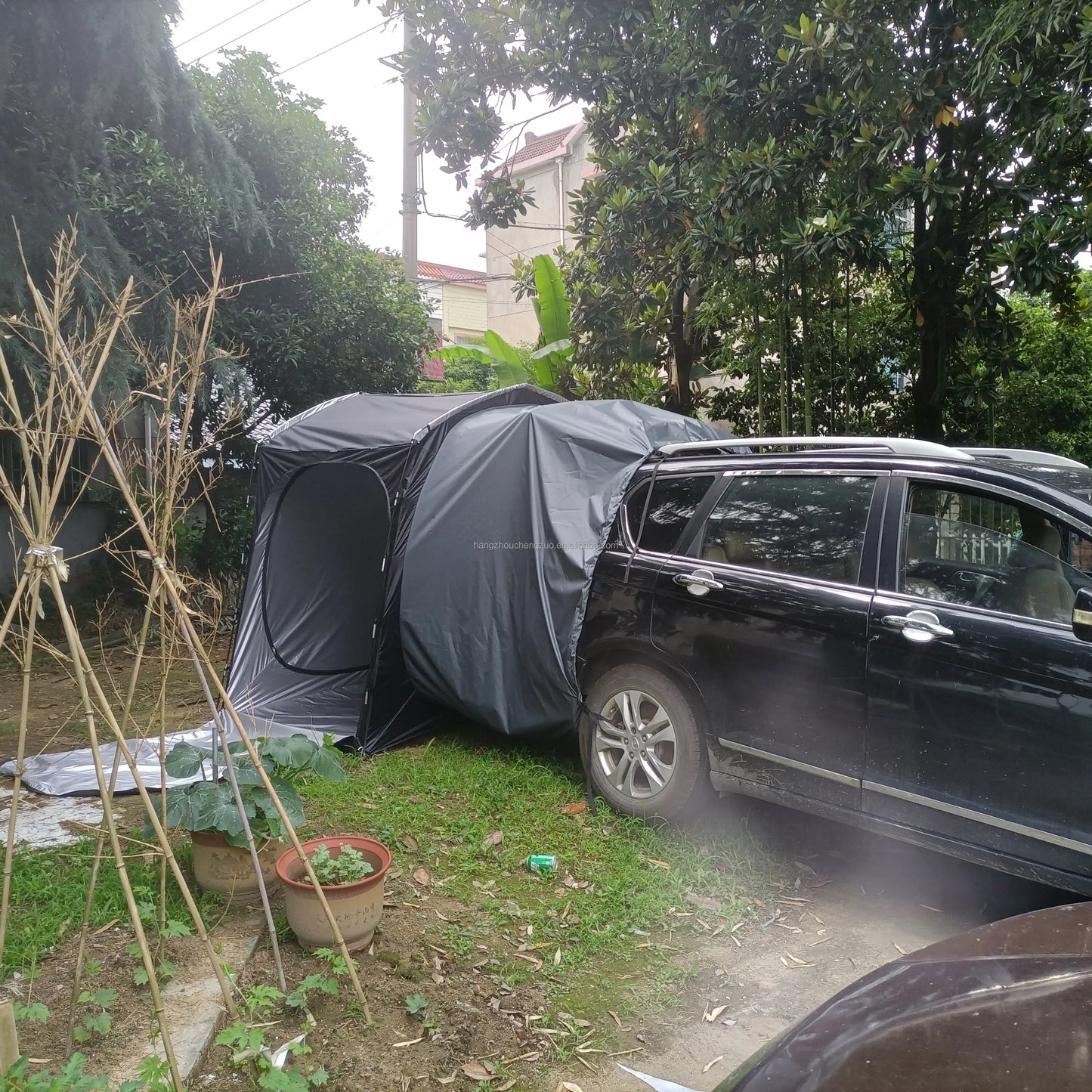 Newest SUV Car Tent, Tailgate Shade Awning Tent for Camping, Vehicle SUV Tent Car tent can be used without car,Car Tailgate Tent