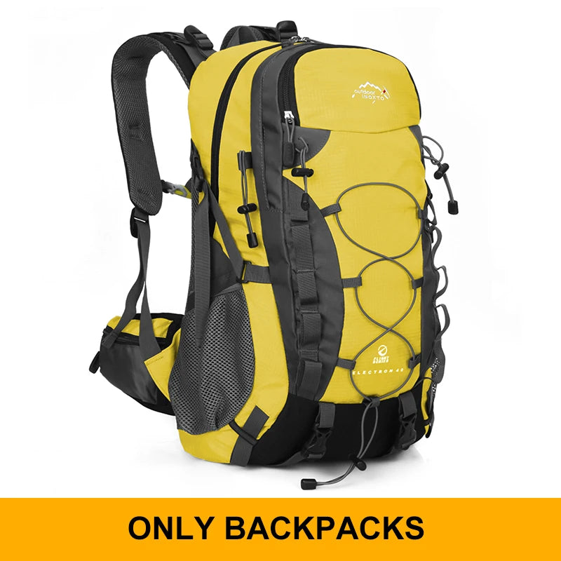 Hiking storage backpack, sturdy 40-liter bag, travel backpack, very suitable for mountaineering, hiking and camping