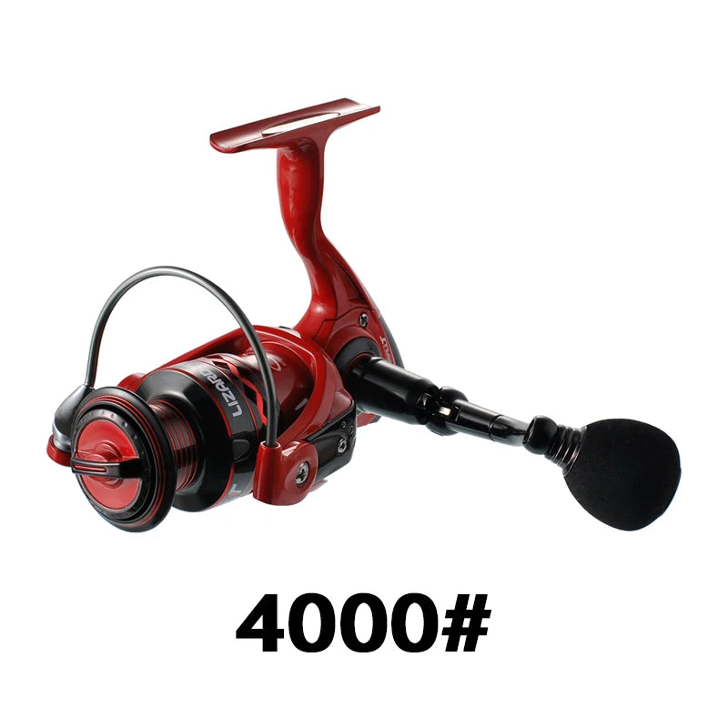 BIUTIFU Innovative Water Resistance Spinning Fishing Reel All Metal 18KG Max Drag Power 500~6000# for Bass Feeder Pike