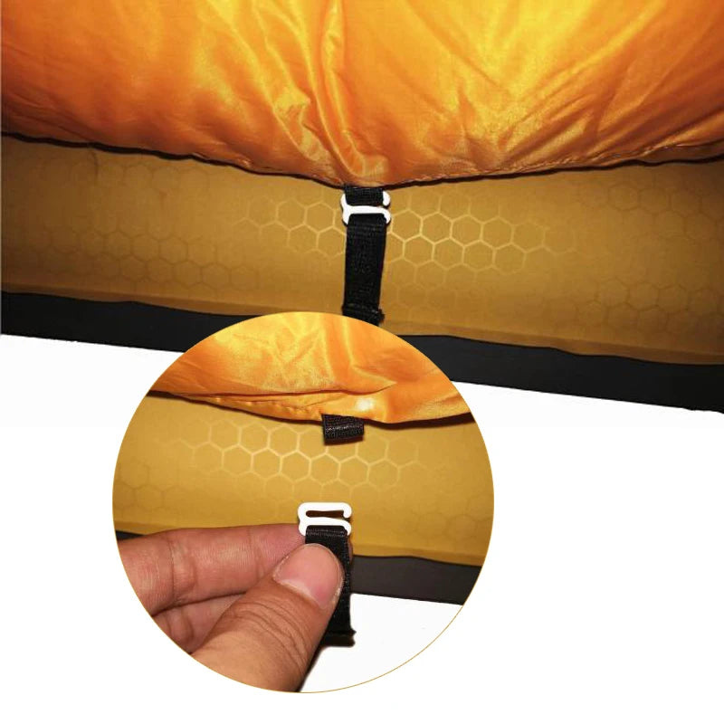 FLAME'S CREED 20D Sleeping Quilts hammock Underquilt 90% White Duck Down Mummy Sleeping Bag Blanket Mat