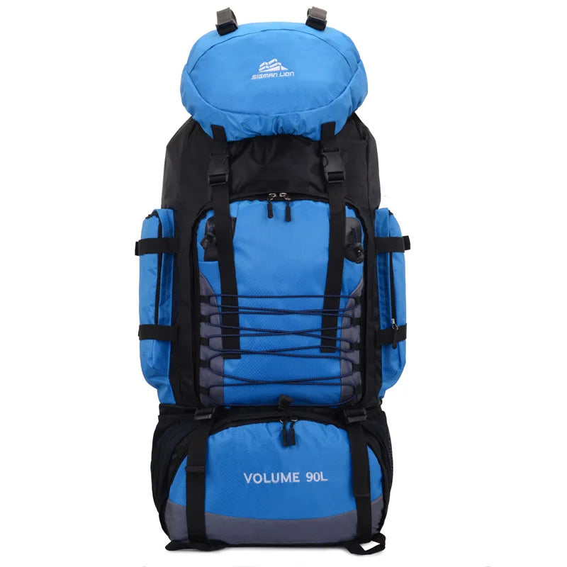 90L Travel Bag Camping Backpack Hiking Army Climbing Bag Trekking Mountaineering Mochila Large Capacity Sport Rucksack