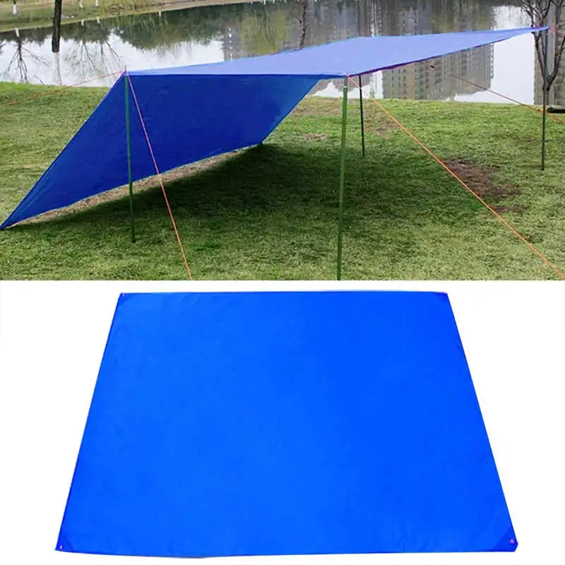 Waterproof Oxford Cloth Picnic Mat Canopy Tent Tarp Awning Sun Shade Rain Shelter Beach Camping Picnic Pad Moisture-proof Mat