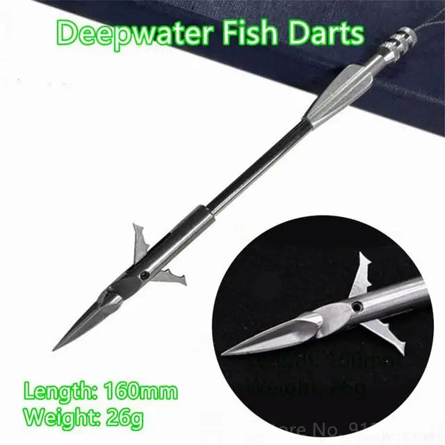 Hunting Slingshot Multi Function Hunting Crossbows Laser Rifle Toy With Darts Arrows Fishing Shooting Tool Professional Catapult