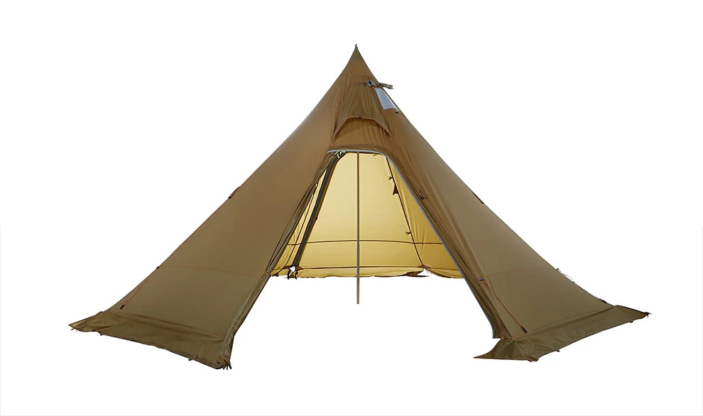 ASTA GEAR Track 5 Pyramid tent bushcraf lightweight 4-5 people outdoor hiking camping with snow skirt rainproof windproof tent