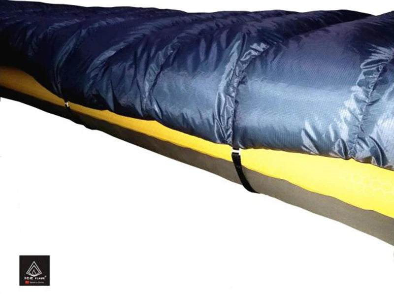 Ice Flame IF506 7D 3 Season 800FP 90% White Goose Down Sleeping Bag Blanket Sleeping Quilt Underquilt For Hammock Camping