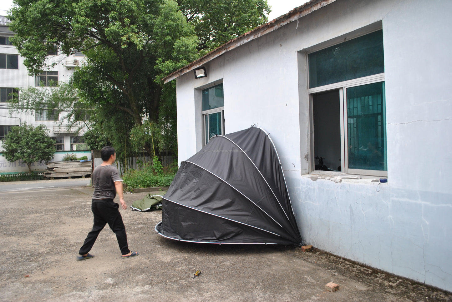 Motorcycle Hanging Garage Tent, Speedway Shelters, Garage Tent, Storage Tent, CZX-507, Portable Outdoor Hanging Garage Tent