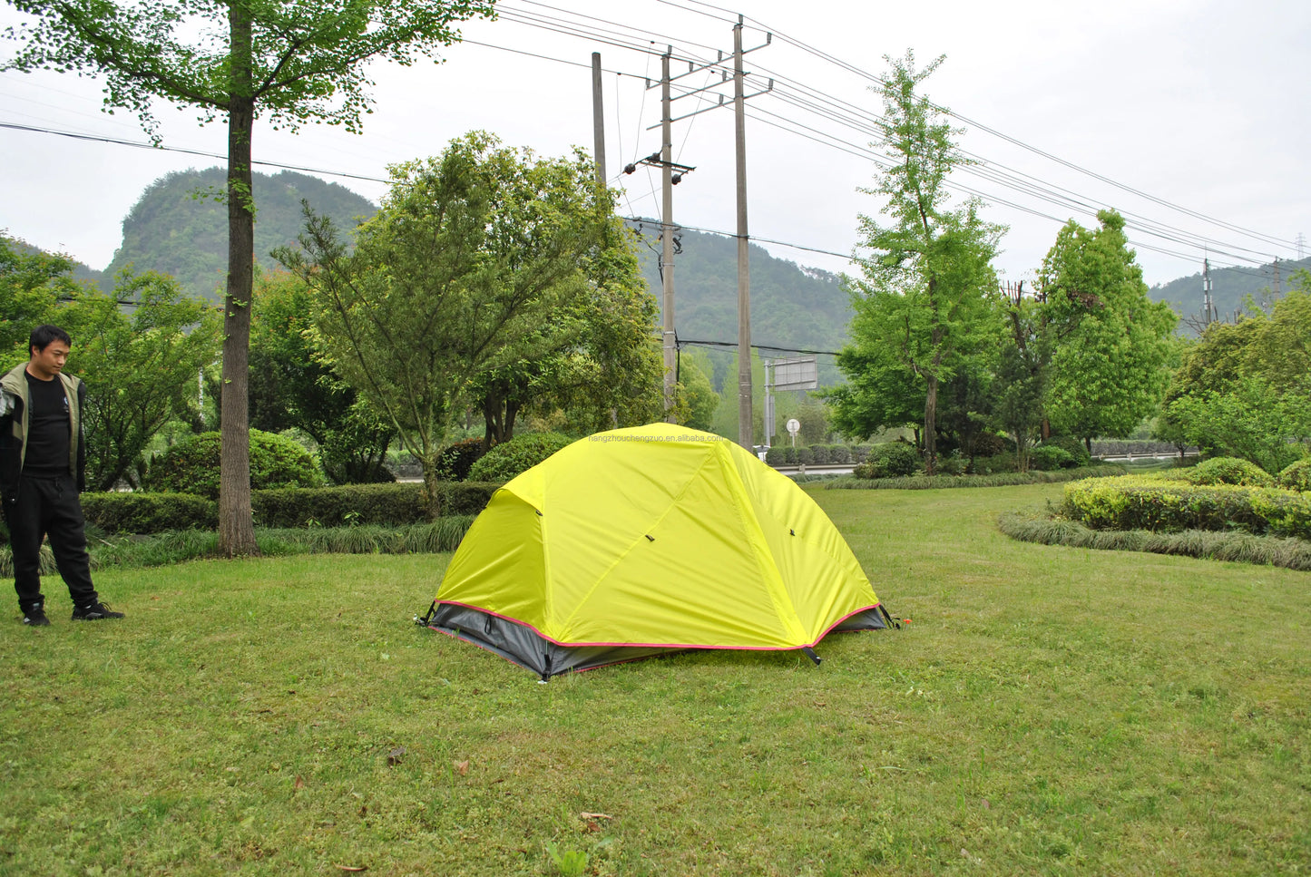 Ultralight Waterproof Backpacking Tent, 2 Person Tent with Footprint,Tents for Fishing,Outdoor Painting and Family Trips