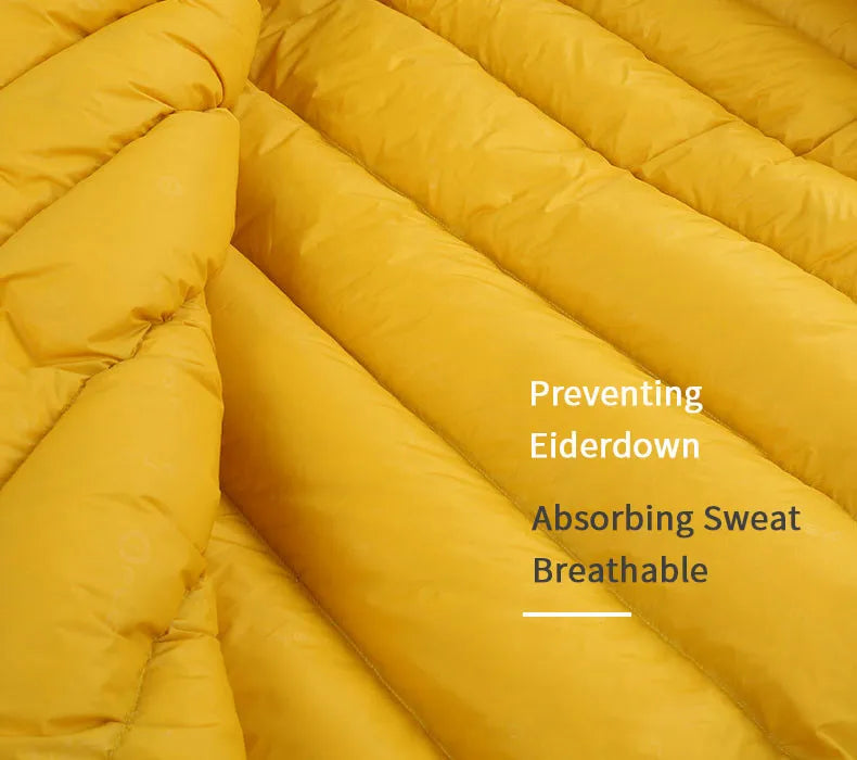 AEGISMAX LETO Outdoors White Goose Down Sleeping Bag Waterproof Camping Travel 36℉~45℉ Small Packing Down Sleeping Bag FP700+