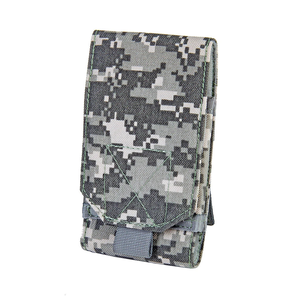 Outdoor Camouflage Bag Tactical Army Phone Case Holder Sport Waist Belt Waterproof Nylon EDC Hunting Camo Molle Backpack Vest