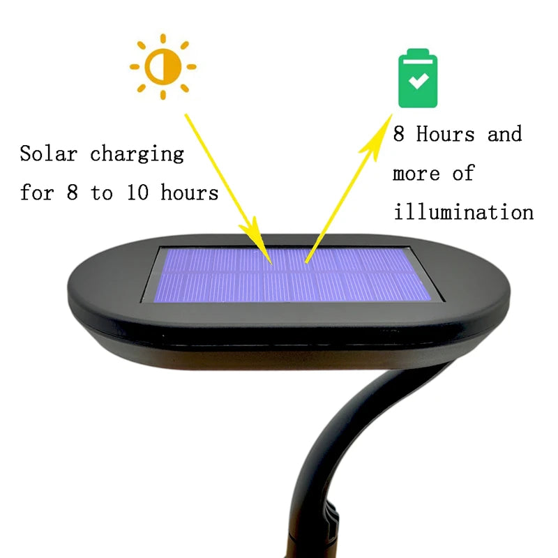 LED Solar Garden Lights Outdoor Solar Powered Lamp Waterproof Landscape Lighting For Pathway Patio Yard Lawn Lamp Decoration 2pc