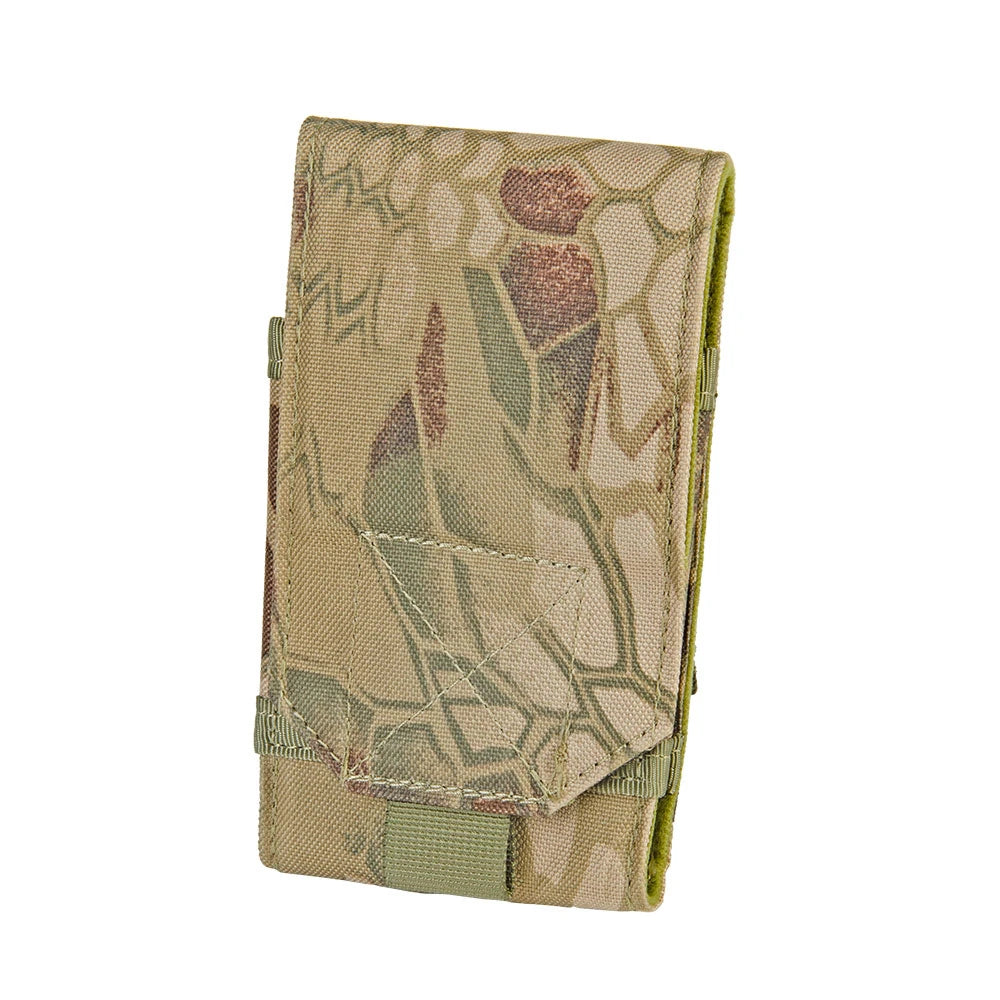 Outdoor Camouflage Bag Tactical Army Phone Case Holder Sport Waist Belt Waterproof Nylon EDC Hunting Camo Molle Backpack Vest