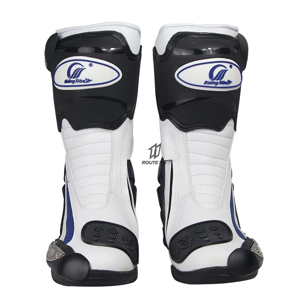 PRO-BIKER Men Motorcycle Boots Waterproof PU Botas Moto Boots Motocross Motorcycle Shoes Protection Motorcycle Long Thigh Boots