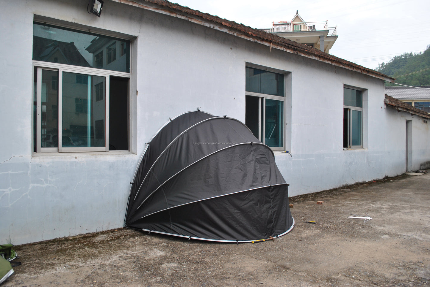 Motorcycle Hanging Garage Tent, Speedway Shelters, Garage Tent, Storage Tent, CZX-507, Portable Outdoor Hanging Garage Tent