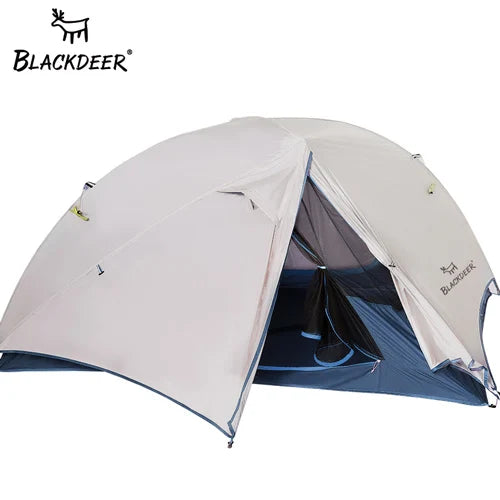 BLACKDEER 2 Person Ultralight Tent 20D Nylon Silicone Coated Fabric Waterproof Tourist Backpacking Outdoor Camping 1.47 Kg