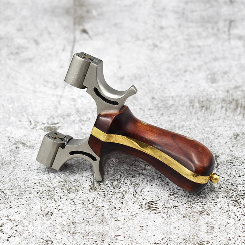 Stainless Steel Outdoor Hunting Slingshot Powerful Catapult with Rubber Band High Precision Shooting Slingshots 2020 New