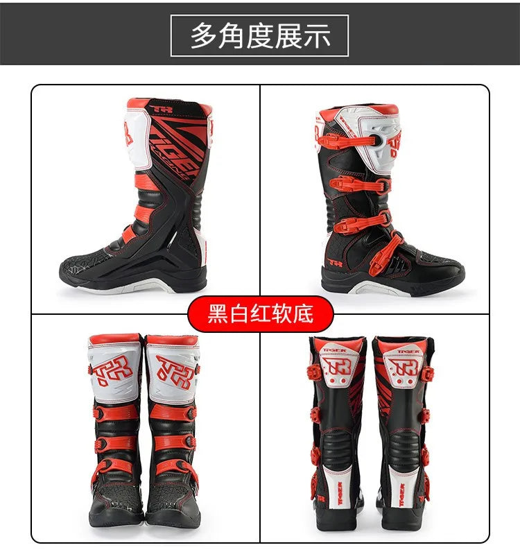 2021 NEW Motorcycle Enduro Motocross Boots Riding Mx Moto Cross Botas Motorbike Motorboats Shoes Racing Men's MTB Downhill Boots