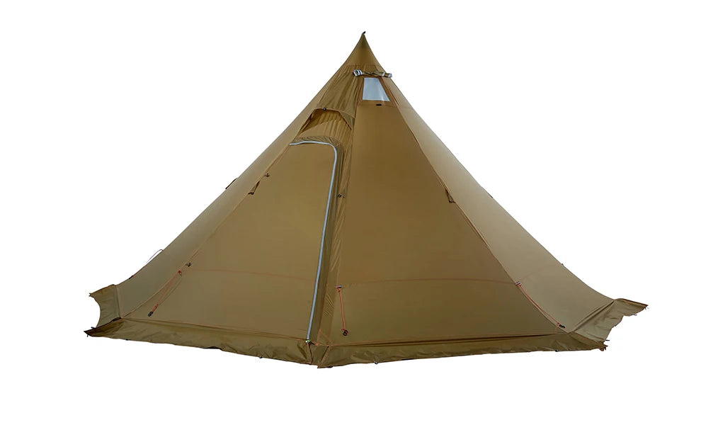 ASTA GEAR Track 5 Pyramid tent bushcraf lightweight 4-5 people outdoor hiking camping with snow skirt rainproof windproof tent