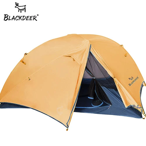 BLACKDEER 2 Person Ultralight Tent 20D Nylon Silicone Coated Fabric Waterproof Tourist Backpacking Outdoor Camping 1.47 Kg