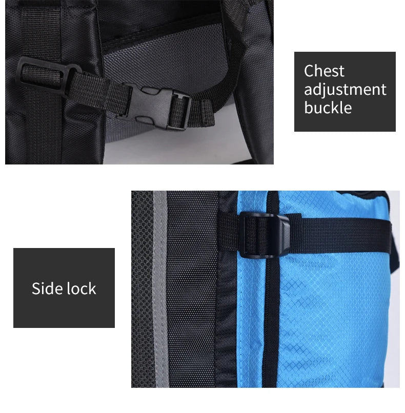 90L Travel Bag Camping Backpack Hiking Army Climbing Bag Trekking Mountaineering Mochila Large Capacity Sport Rucksack