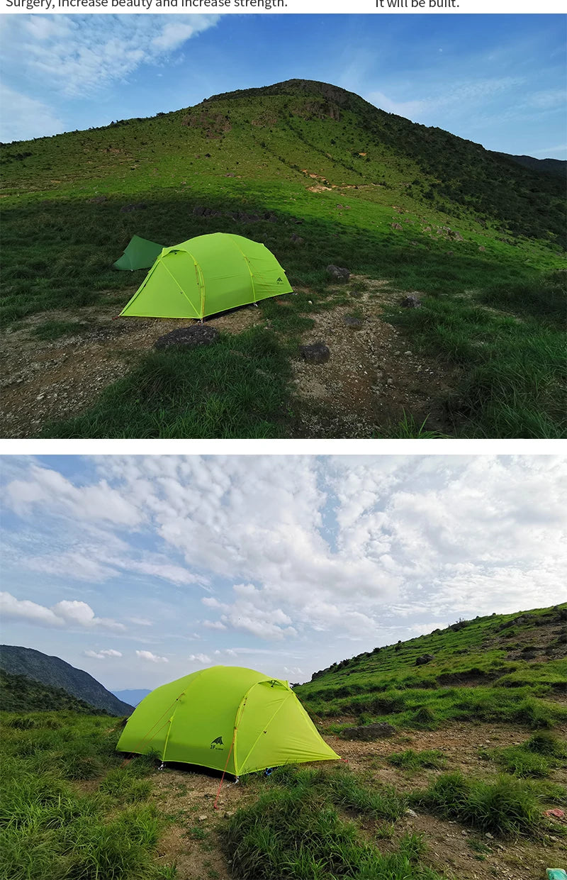 3F UL GEAR Qingkong 4 Person 4 Season 15D Camping Tent Outdoor Ultralight Hiking Backpacking Hunting Waterproof Tents