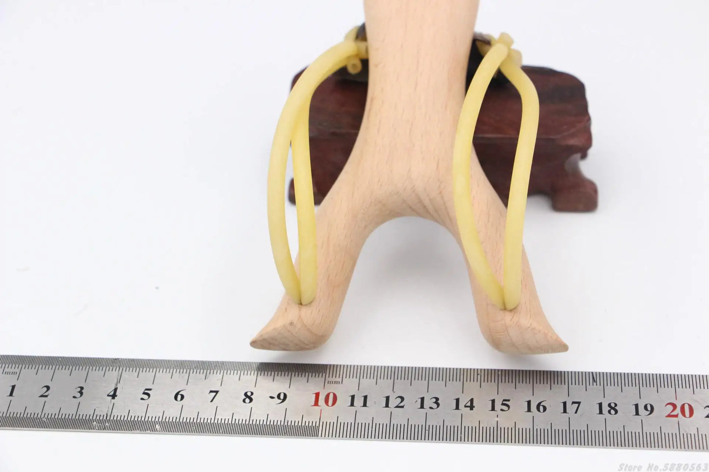 Natural Wooden Slingshot With Rubber Band Outdoor Hunting Sports Games Catapult Kids Toys