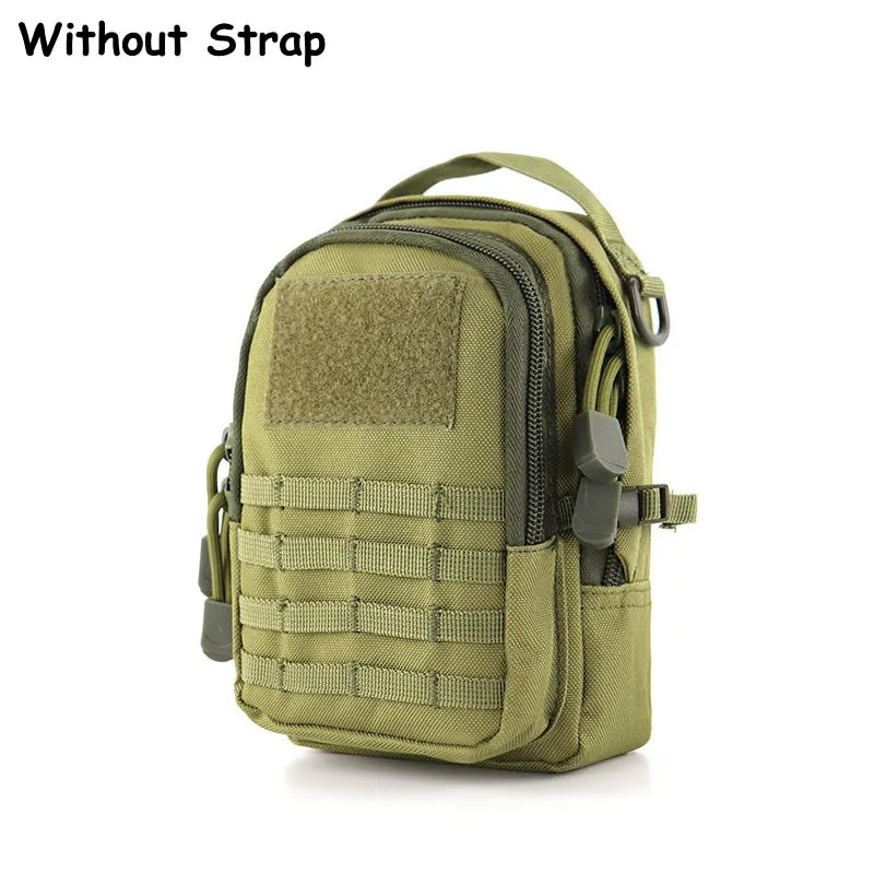Tactical EDC Pouch Bag Universal Military Zipper Molle Hip Waist Bag Pocket Outdoor Camping Hunting Chest Bag Mini Army Backpack