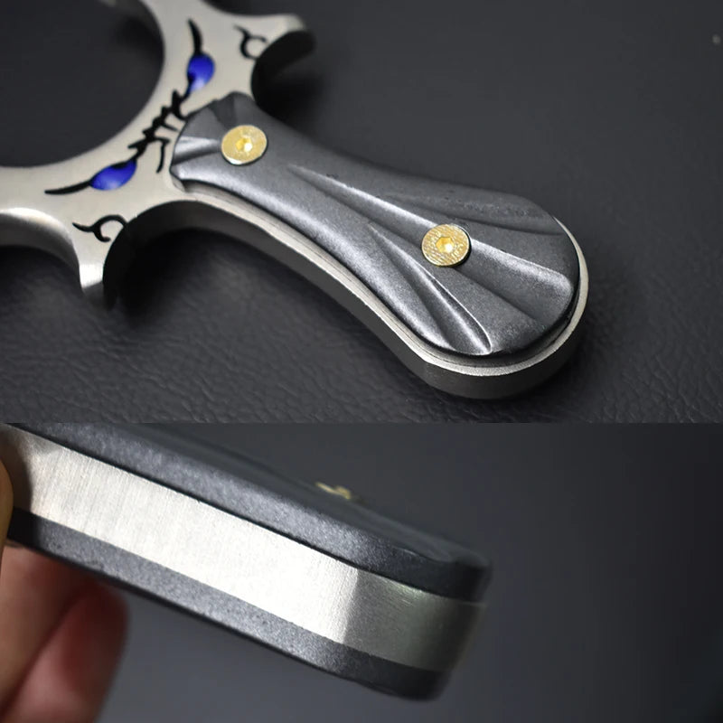 Professional Hunting Slingshot Stainless Steel Material Horizontal Sighting Mini Slingshots Catapult Sports Shooting Equipment