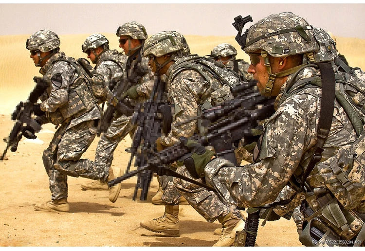 2025 Original Product US Army Sand Battle Desert  Summer Air Vent Army Mountaineering Boots Special Commando men