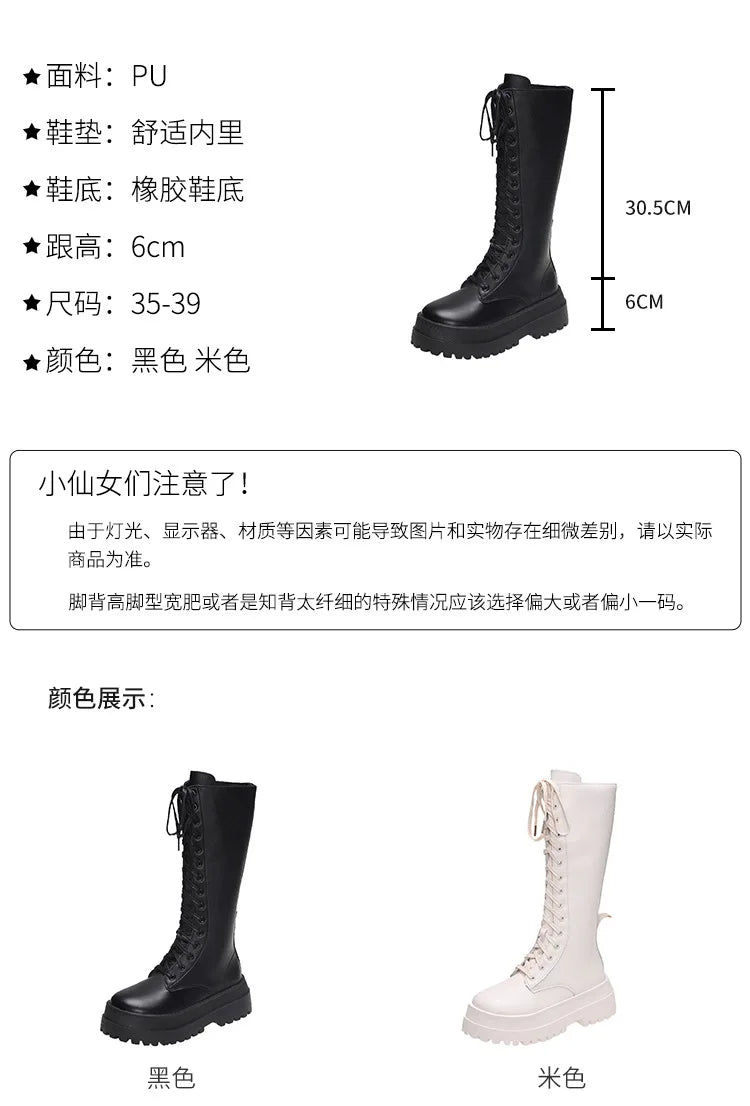 Sexy High Boots Knee-high Pu Boots High Heels For Women Fashion Shoes 2020 Spring Autumn Booties Female Plus Size2021