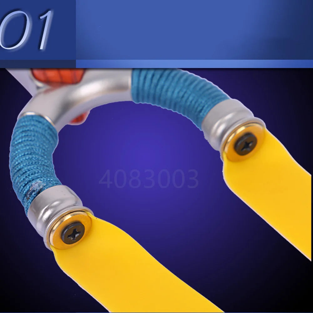 High-quality alloy steel Hunting Slingshot Powerful Catapult with Rubber Band Outdoor Shooting Slingshot professional Catapult