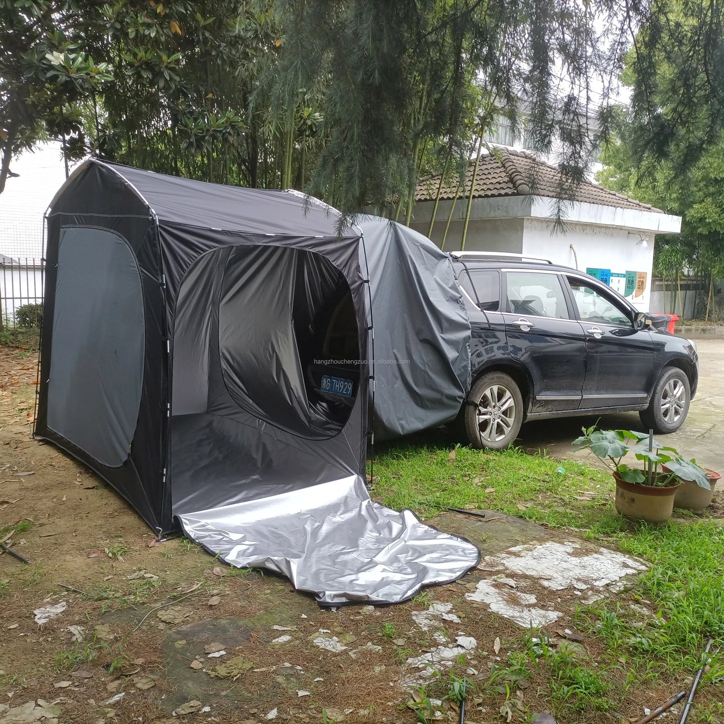 Newest SUV Car Tent, Tailgate Shade Awning Tent for Camping, Vehicle SUV Tent Car tent can be used without car,Car Tailgate Tent