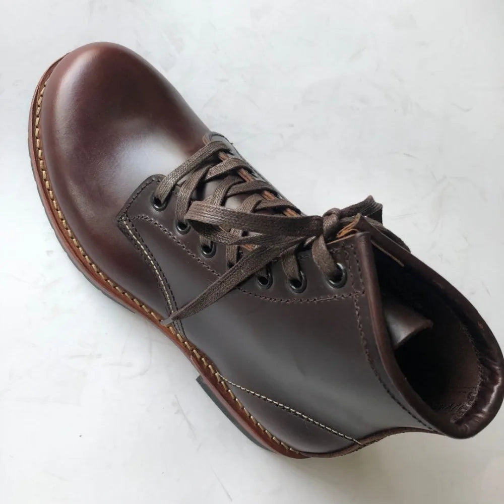 XW318 RockCanRoll Super Quality Size 35-52 Handmade Goodyear Welted Durable Italian Cowhide Boot Custom Made Available