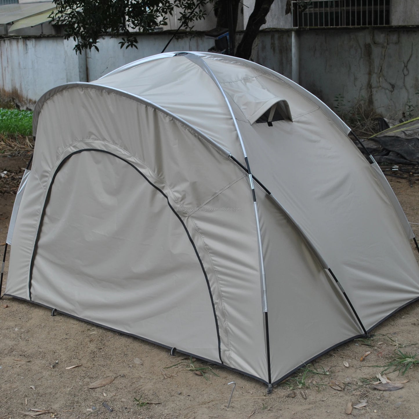 Off-Ground 3 Person Camping Fishing Tent with Double Mesh Doors - Insect Blocking, Durable Design, Easy Setup,Excluding bed