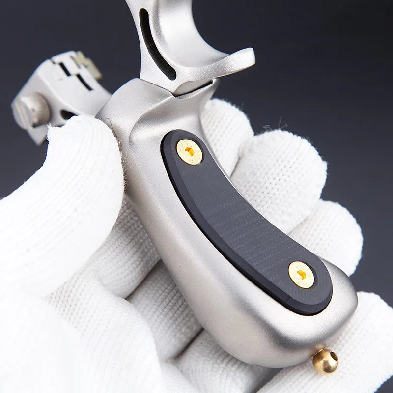 98K Slingshot Hunting Stainless Steel Catapult High Precision with Rubber Band Profession Outdoor Shooting Games