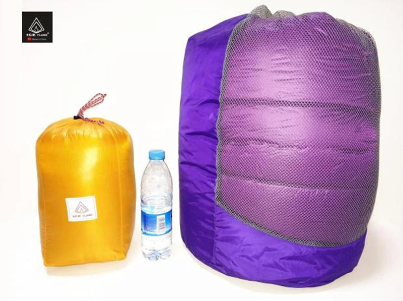 Ice Flame IF506 7D 3 Season 800FP 90% White Goose Down Sleeping Bag Blanket Sleeping Quilt Underquilt For Hammock Camping