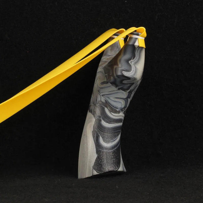 Slingshot Hunting ABS Plastic Catapult with Flat Rubber Band Outdoor Sports Shooting Slingshots High Quality Random