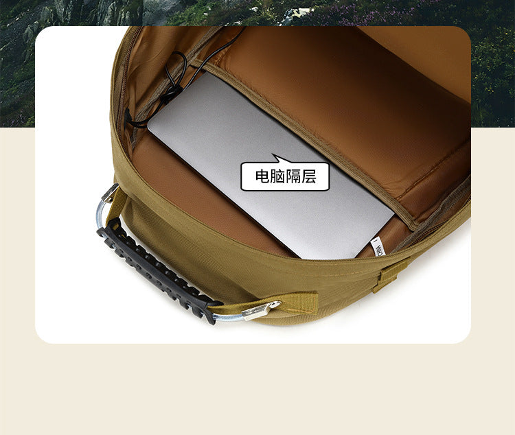 Tactical Outdoor Sports Backpack Large Capacity Anti Splash Wear resistant Travel Camping Mountaineering Bag Hiking Bag